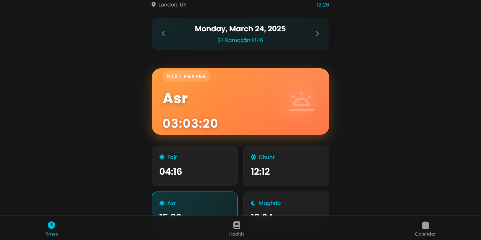 Salah App Preview